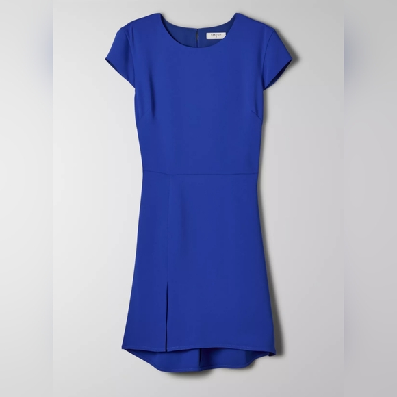 NWOT Aritzia Blue Mini Dress Size 4 - Picture 3 of 6